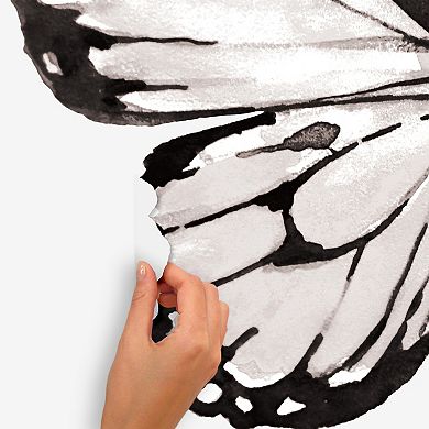 Roommates Watercolor Butterfly P&S Giant Decals