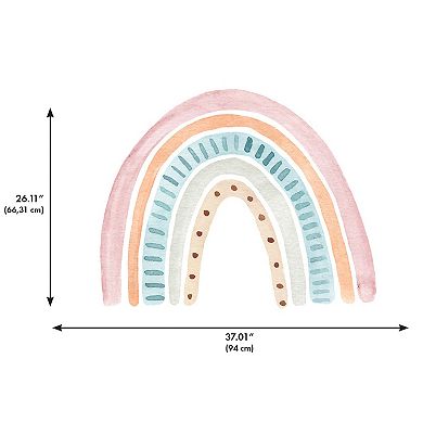 Roommates Watercolor Rainbow P&S Giant Wall Decal