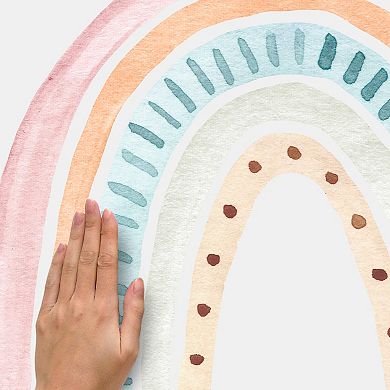 Roommates Watercolor Rainbow P&S Giant Wall Decal