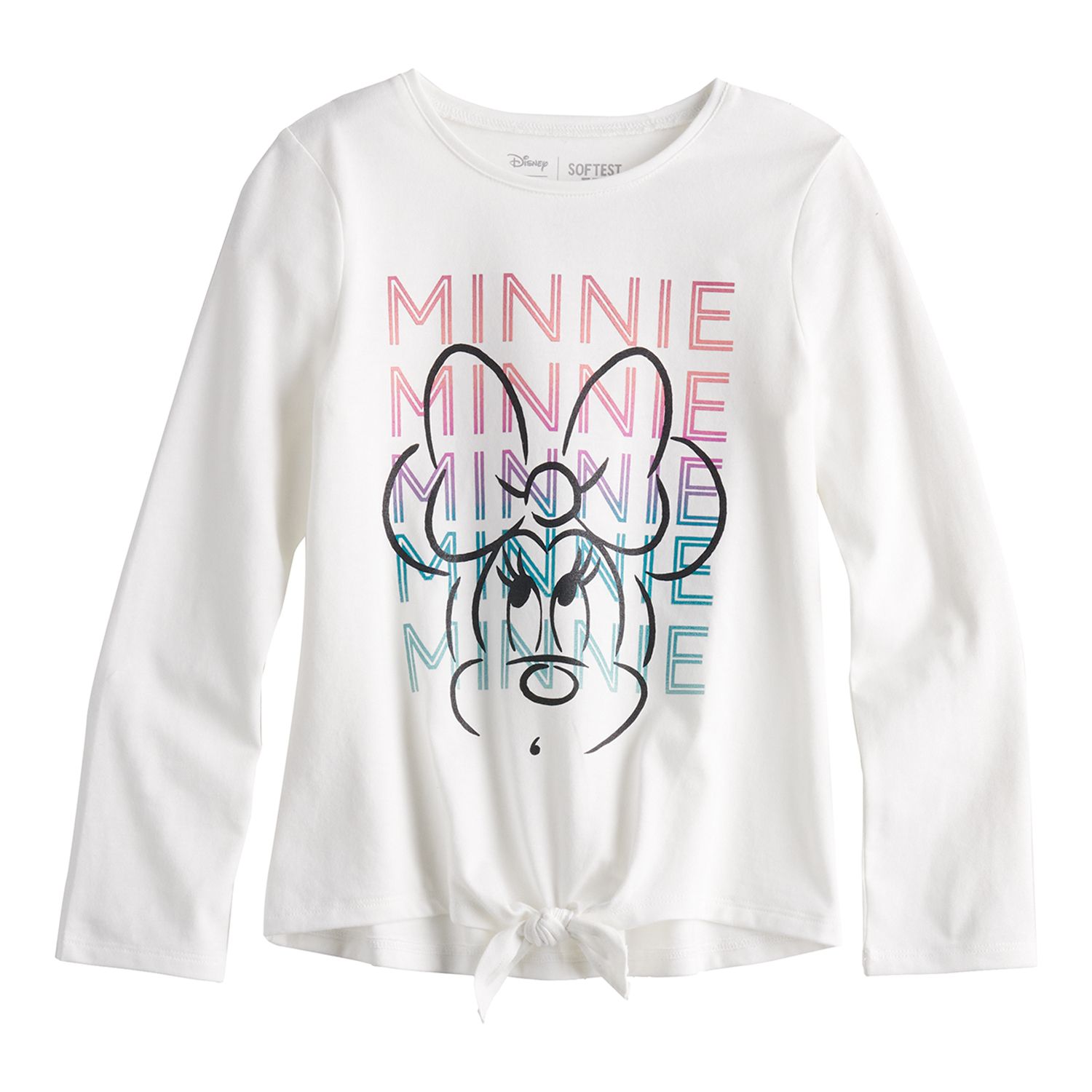 Image for Disney/Jumping Beans Disney's Minnie Mouse Girls 4-12 Graphic Tie-Front Tee by Jumping Beans® at Kohl's.