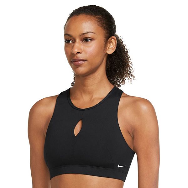 NIKE Nike Dri-FIT Indy Shine Women's High Neck Bra, Black Women's Athletic  Tops