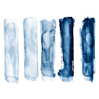 Roommates Blue Watercolor Brush Stroke P&S Decal