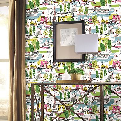 Roommates Arrondissement Peel & Stick Wallpaper