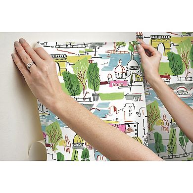Roommates Arrondissement Peel & Stick Wallpaper