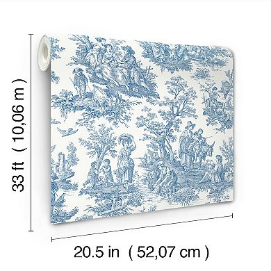 Roommates Country Life Toile P&S Wallpaper