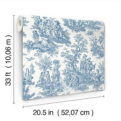 Roommates Country Life Toile P&S Wallpaper