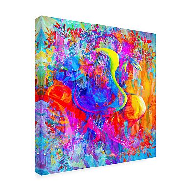 Trademark Fine Art Ata Alishahi Emotion Explosion 20 Canvas Wall Art