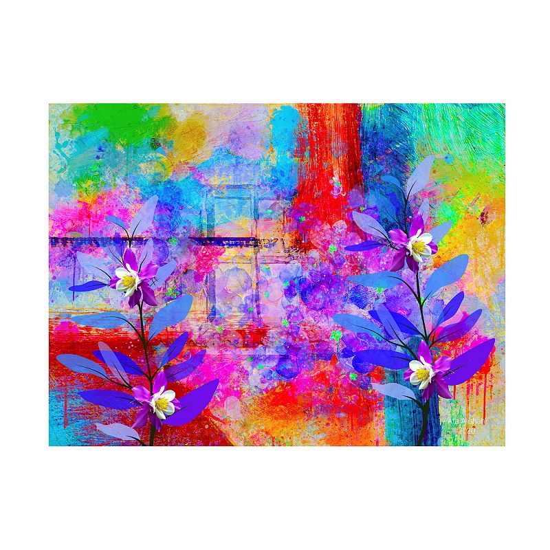 Trademark Fine Art Ata Alishahi Nature3 Canvas Wall Art, Red, 35X47