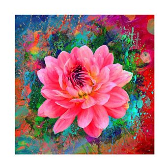 Trademark Fine Art Ata Alishahi Pink 2 Canvas Wall Art