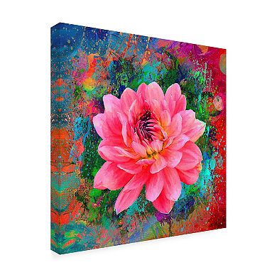 Trademark Fine Art Ata Alishahi Pink 2 Canvas Wall Art