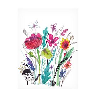 Trademark Fine Art Larisa Hernandez Free Floral Iii Canvas Wall Art