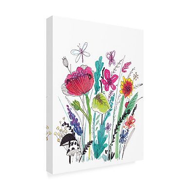 Trademark Fine Art Larisa Hernandez Free Floral Iii Canvas Wall Art