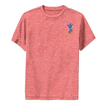 Disney's Aladdin Boys 8-20 Live Action Genie's Lamp Pocket Logo Performance Graphic Tee