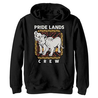 Boys 8-20 Disney The Lion King Live Action Simba Nala Pride Lands Crew Hoodie