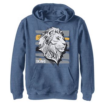 Boys 8-20 Disney The Lion King Live Action Mufasa Sketched Portrait Hoodie