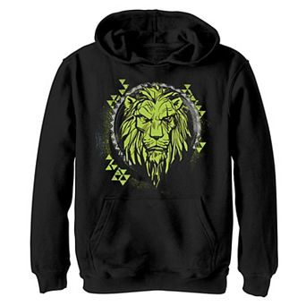 Boys 8-20 Disney The Lion King Live Action Scar Geometric Circle Hoodie