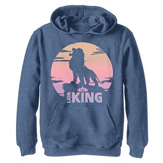 Boys 8-20 Disney The Lion King Live Action Sunset Pride Rock Poster Hoodie