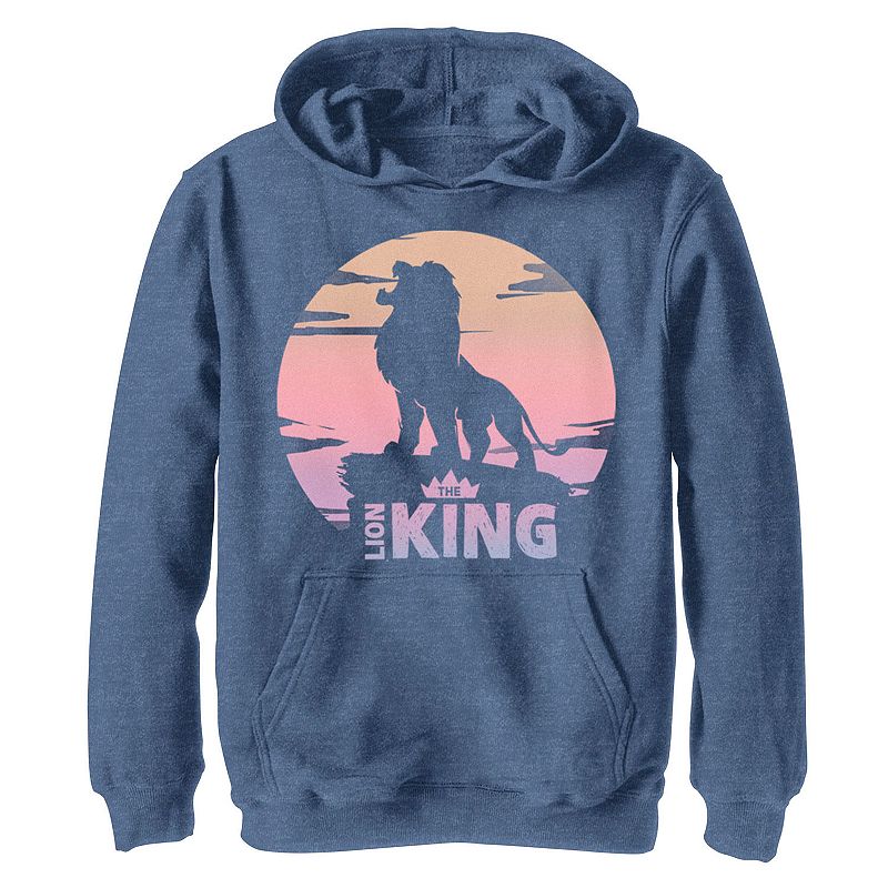 Boys 8-20 Disney The Lion King Live Action Sunset Pride Rock Poster Hoodie,