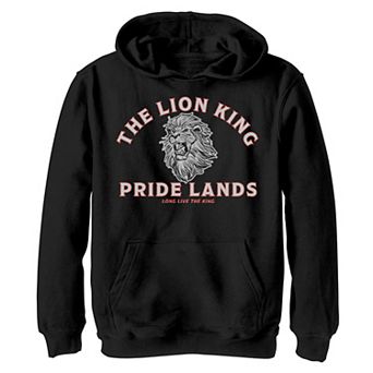 Boys 8-20 Disney The Lion King Live Action Mufasa Pride Lands Poster Hoodie