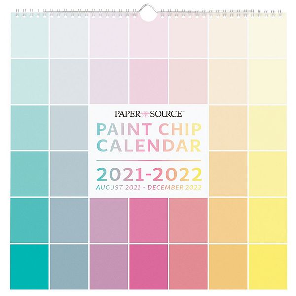 Paper Source 17M Paint Chip Calendar