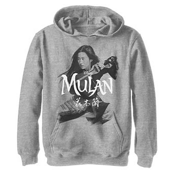 Boys 8-20 Disney Mulan Live Action Mulan Action Pose Logo Hoodie