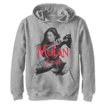 Boys 8-20 Disney Mulan Live Action Mulan Action Pose Logo Hoodie