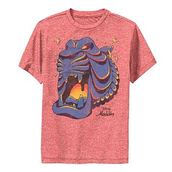 Boys 8-20 Disney Aladdin Cave Of Wonders Agrabah Lion Mouth Entrance Performance Graphic Tee