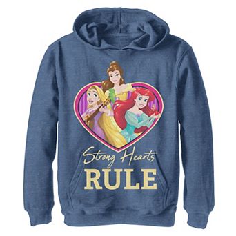 Boys 8-20 Disney Princess Trio Strong Hearts Rule Hoodie