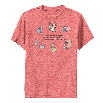 Boys 8-20 Disney Princesses Dream It Performance Graphic Tee