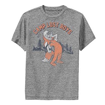 Disney's Peter Pan Fox Slightly Boys 8-20 Camp Lost Boys Performance Graphic Tee
