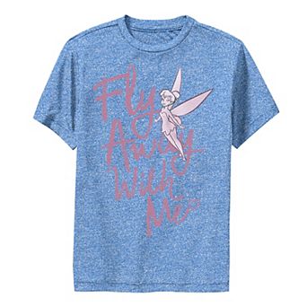 Disney's Peter Pan Tinker Bell Boys 6-20 Fly Away With Me Portrait Performance Graphic Tee
