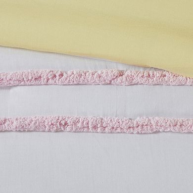 Intelligent Design Mackenzie Cotton Comforter Set with Shams With Chenille Trim