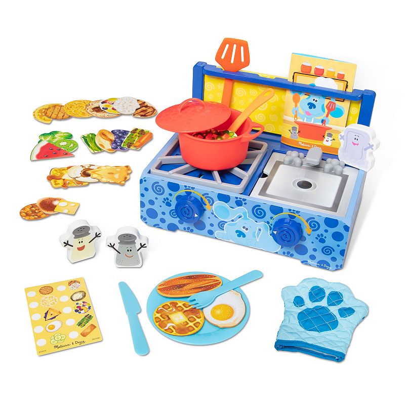 Melissa & Doug Blues Clues & You Wooden Cooking Playset, Multicolor