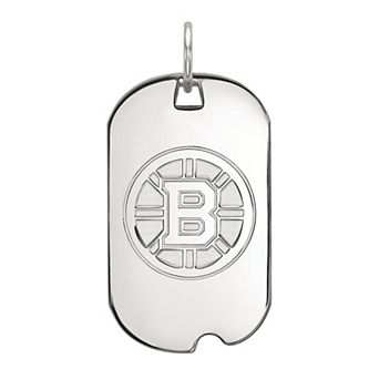 LogoArt Boston Bruins 10k Gold Small Dog Tag