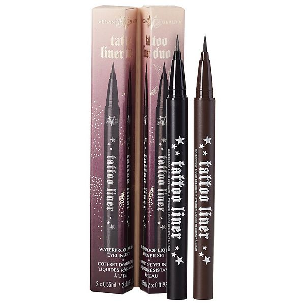 Beauty Tattoo Duo Waterproof Liquid Eyeliner Set