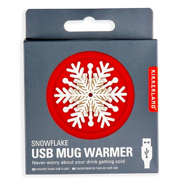 Kikkerland Snowflake USB Coffee Mug Warmer
