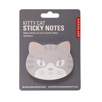 Kikkerland Kitty Cat Sticky Notes