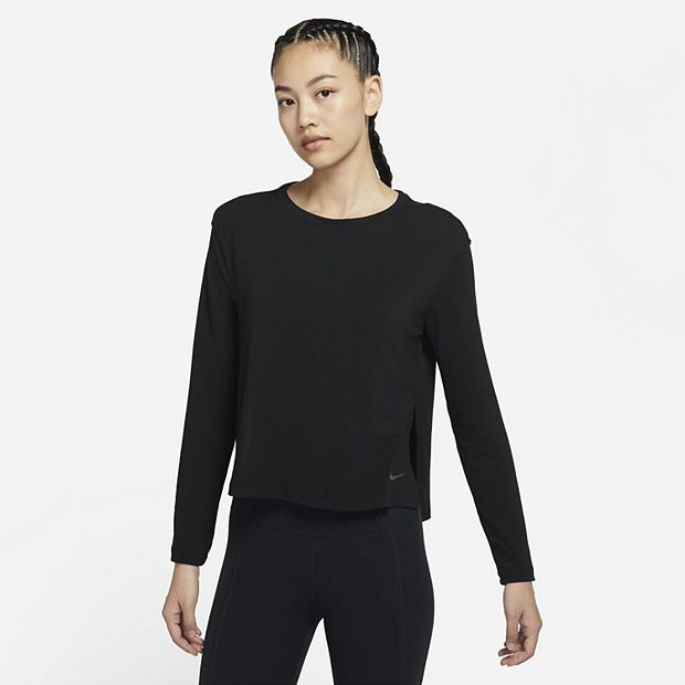 Nike Yoga Dri-Fit L/S Top W - Black – Manor.