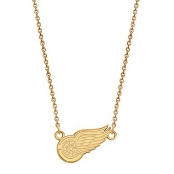 LogoArt Detroit Red Wings 14k Gold Small Pendant Necklace