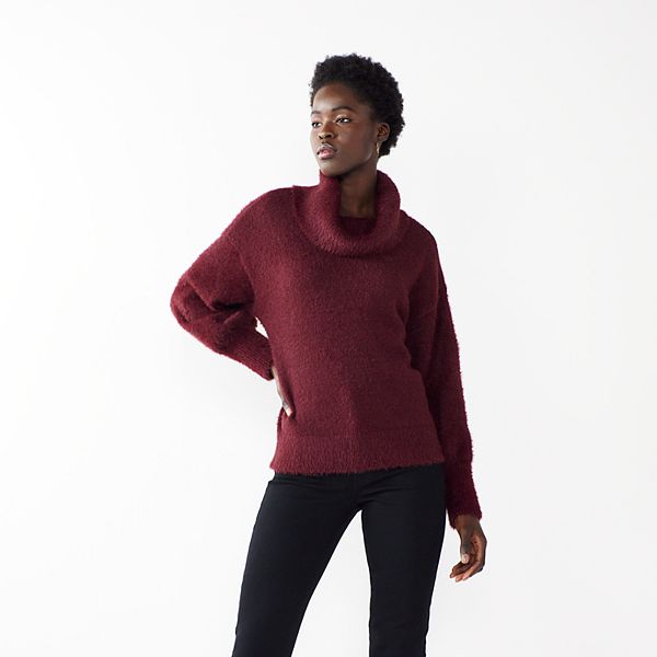 Kohls cowl hot sale neck sweater