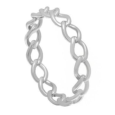 PRIMROSE Sterling Silver Link Band Ring