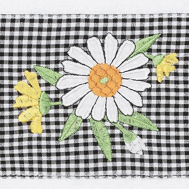 Linum Home Textiles Turkish Cotton Daisy Embellished Hand Towel
