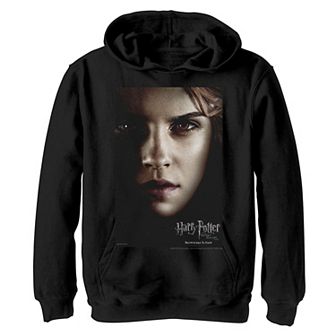 Boys 8-20 Harry Potter Deathly Hallows Hermione Character Poster Hoodie