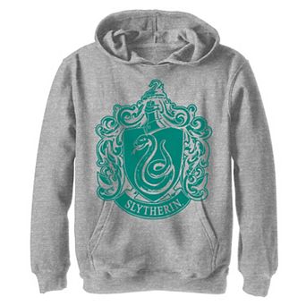 Boys 8-20 Harry Potter Slytherin Dark Badge Logo Hoodie