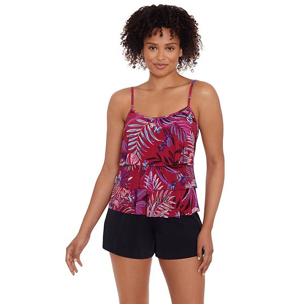 Women's Bal Harbour Ruffle & Tiered Tankini Top