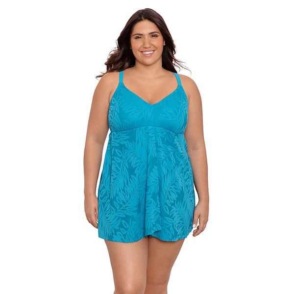 Kohls plus size hot sale swim cover up