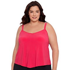 Kohls plus store size swim tops