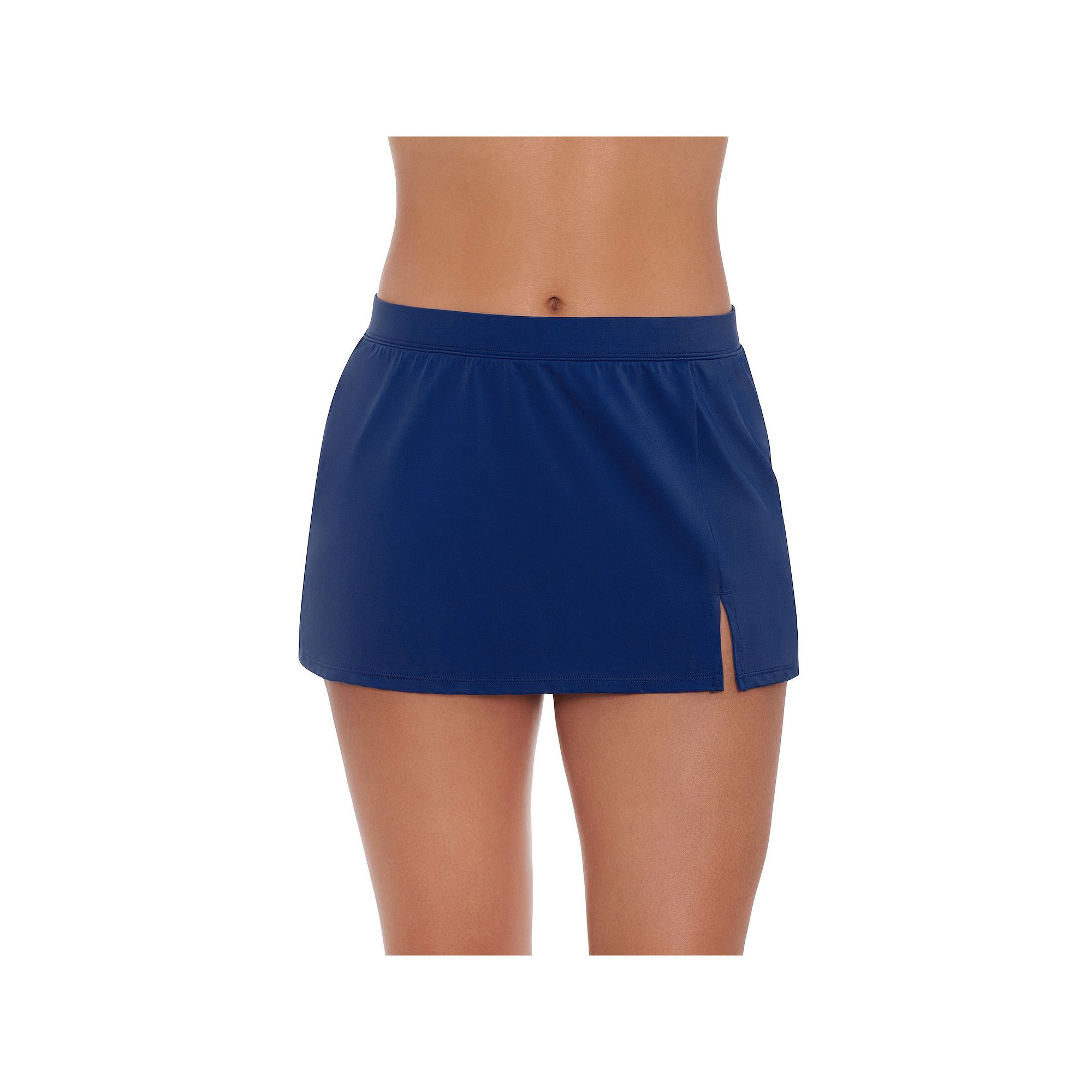 Womens Bal Harbour Tummy Control Swim Skirtini, Size: Small, Blue