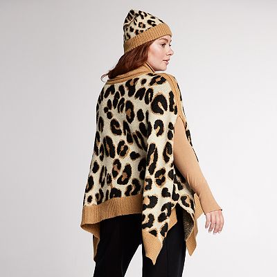 Kohls poncho sweater hot sale