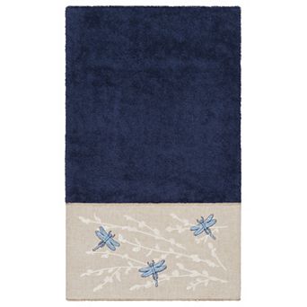 Linum Home Textiles Turkish Cotton Braelyn Embellished Bath Towel